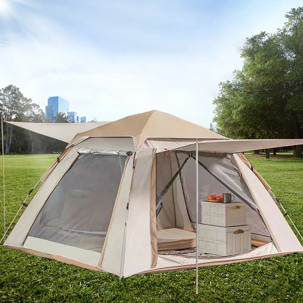 Two Doors Outdoor 3-4P One-Touch Camping Tent 1