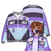 Ranboo R800 Dream Team SMP Zip Up Baseball Jacket Men Bomber Jacket Outerwear Y2K Streetwear Hip Hop Zipper Baseball Uniform 1