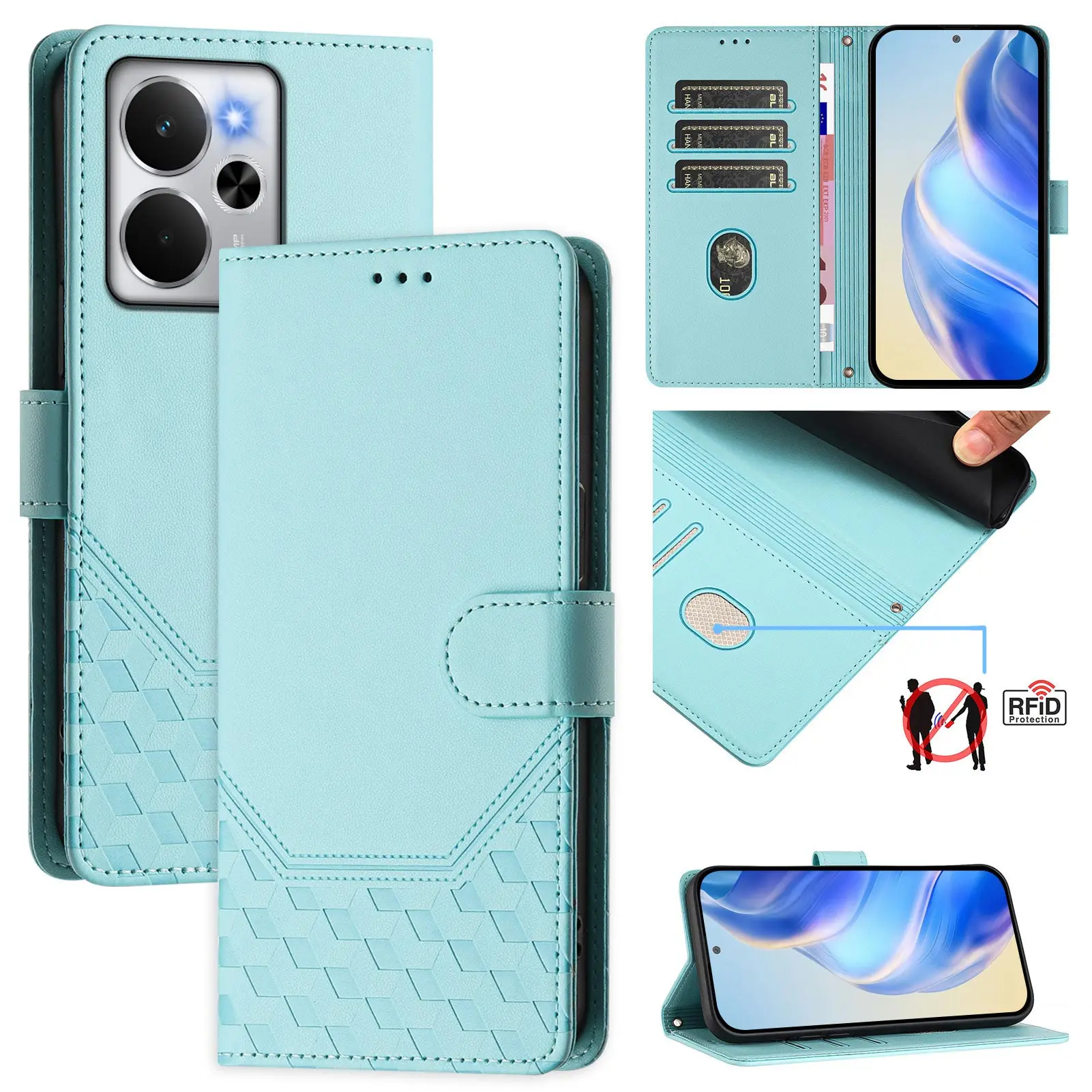 Magnetic Flip Wallet Leather Phone Case Cover s