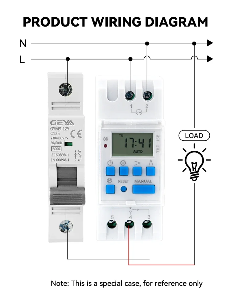 GEYA-Interruptor de temporizador astronómico THC, pantalla LCD, 16A, 20A, 30A, Control de sincronización, interruptor de latitud, 110V, 220V