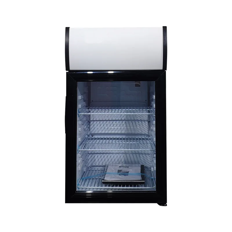 Door Display Upright Beverage Refrigerator Small Drink Dispenser Fridge Machine For Office Or Bar With Adjustable