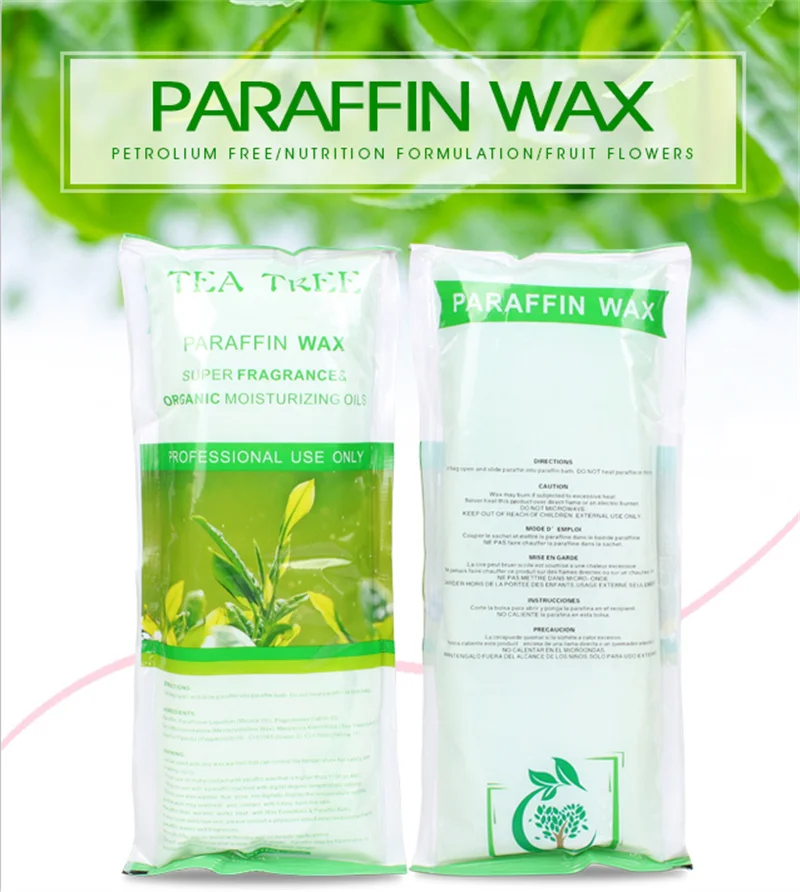 1BL 450g tea tree Solid Paraffin Wax Bath For Body Beauty salon Use Paraffin Wax hands and feet