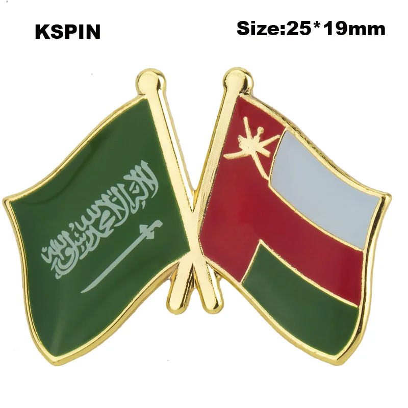 Oman Flag Laple Pin Badge Brooch