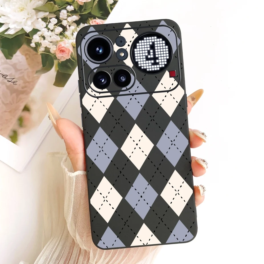 Cute Lucky Letters Fashion Cartoon Painted Cover Case