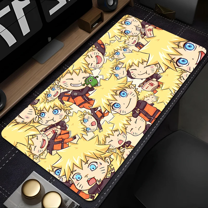 Large Mouse Pad Laptop Office Desk Pad Extended Gaming Keyboard Mats Uzumaki N-Narutoes HD XXL Gamer Mousepad Rubber Soft Carpet 3