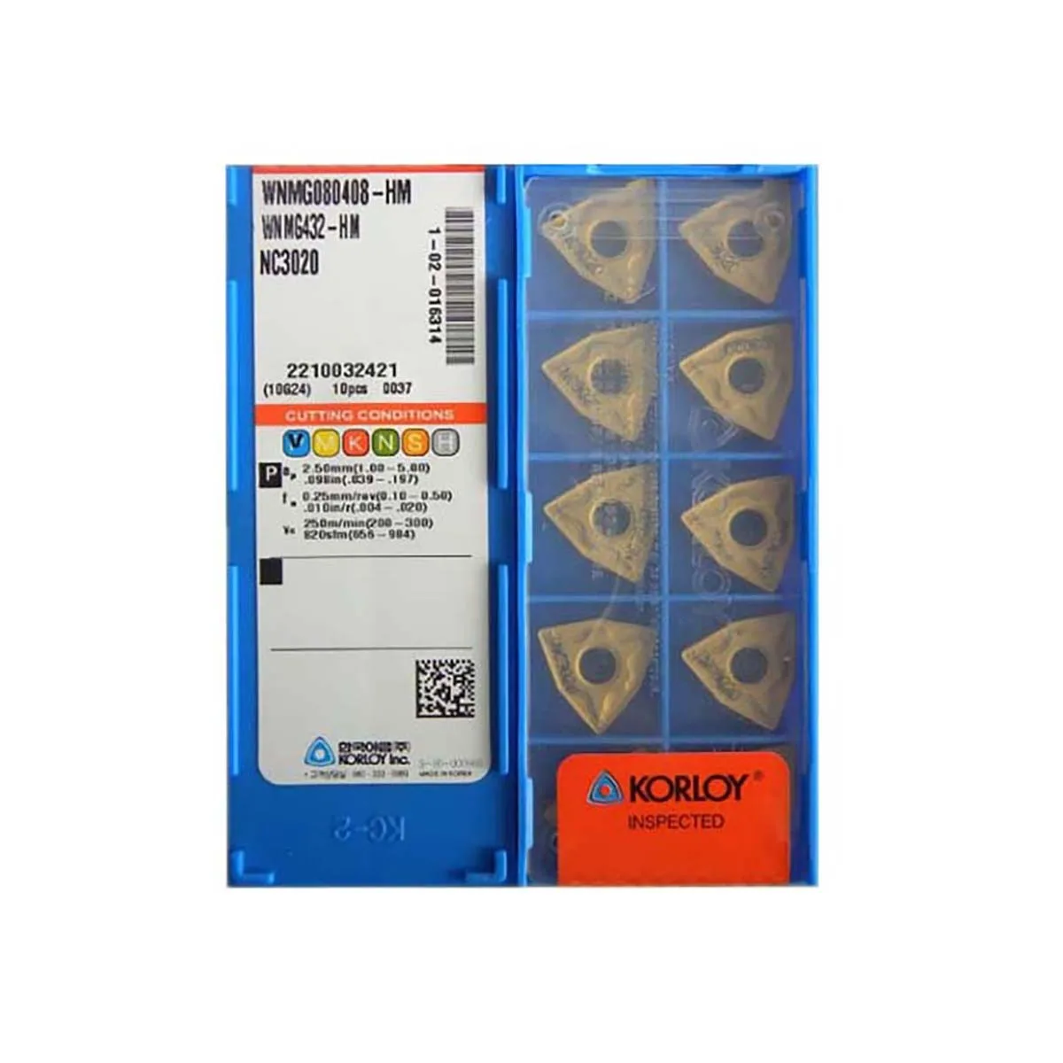 KORLOY 100% Original WNMG WNMG06 WNMG08 WNMG060404