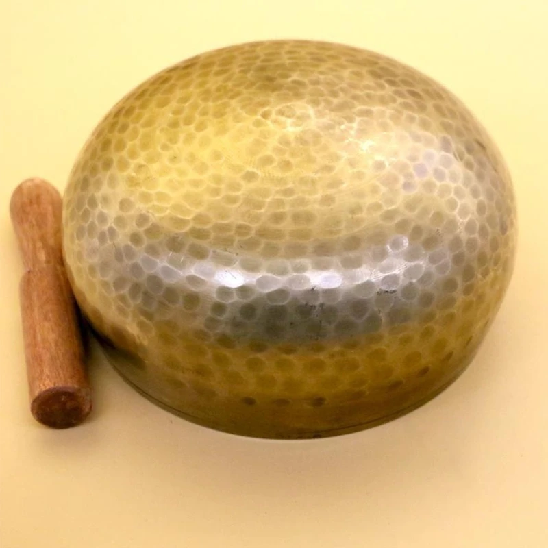 Tibetan Singing Bowl Set Meditation Sound Bowl with   Cushion Handcraft Buddhist Bowl for chakra Mindfulness 4