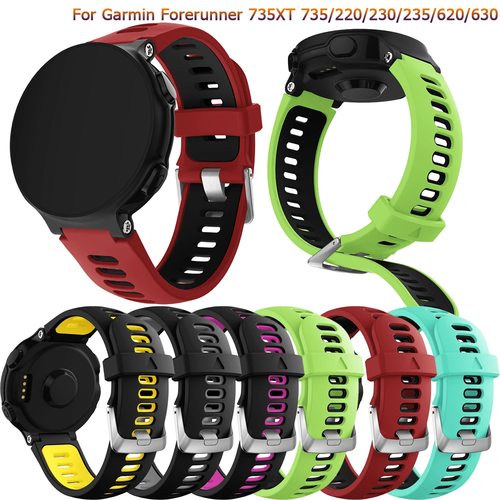 Cinturino In Silicone Per Garmin Forerunner 735Xt Smart Band Per Garmin Forerunner 230 235 220 620 630 735Xt Orologio Classico Correa