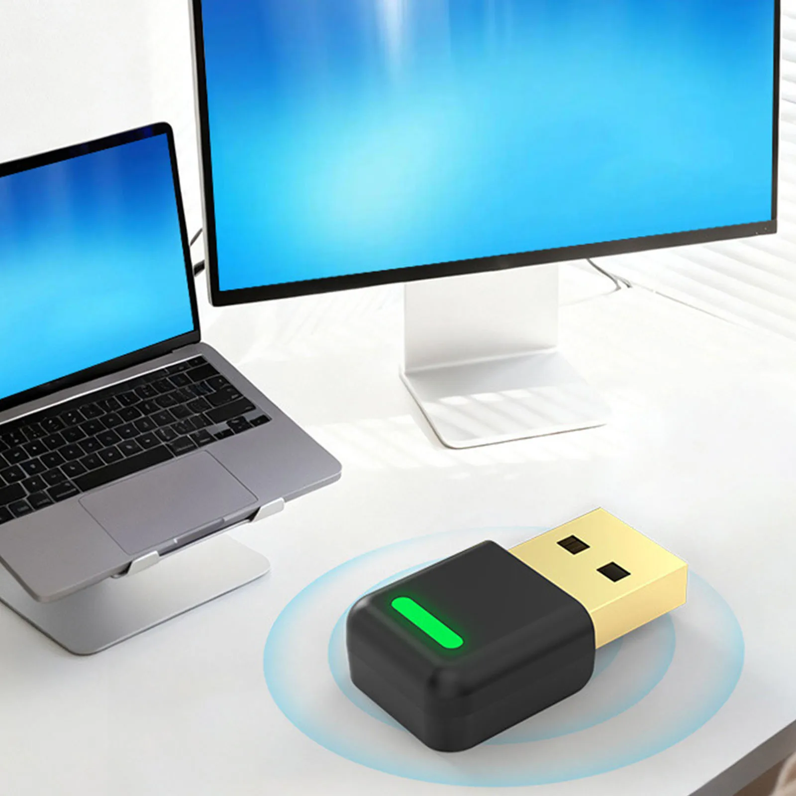USB 블루투스 호환 6.0 무선 오디오 어댑터 헤드셋 스피커 키보드 프린터용 동글 어댑터 수신기 및 송신기