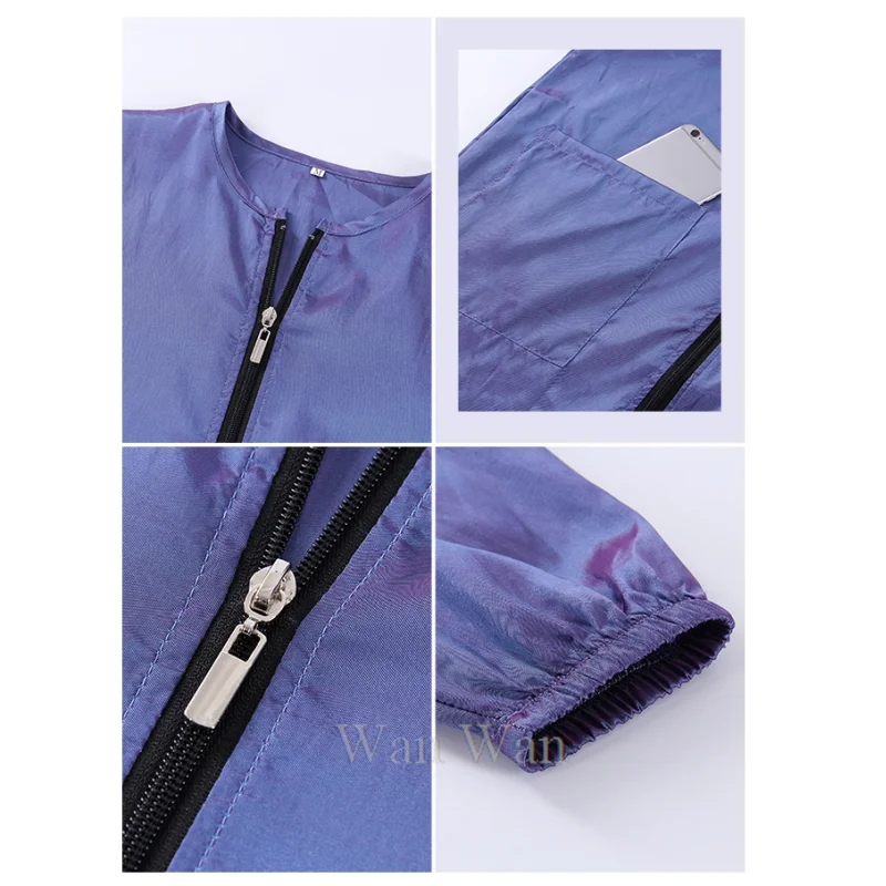 Hair Salon Hairstylist's Haircut Work Clothes Barber Shop Hairdressing Uniform Waterproof Anti Hair Long Sleeved Apron Y0508 3