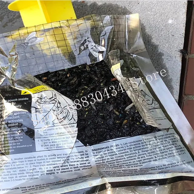 Légykapó Táska Eldobható Légyfogó Vezérlő Rovar Csapda Kert Kültéri Függő Összecsukható Légy Lepke Vonzó Kártevő - Image 5