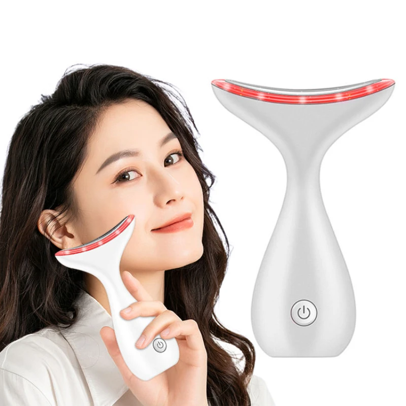 Neck Face IPL Light Wrinkle Neck Face Skin Massager fast Lifting Firming Anti-wrinkle Reduce Double Chin LED Photon Therapy neck face massager