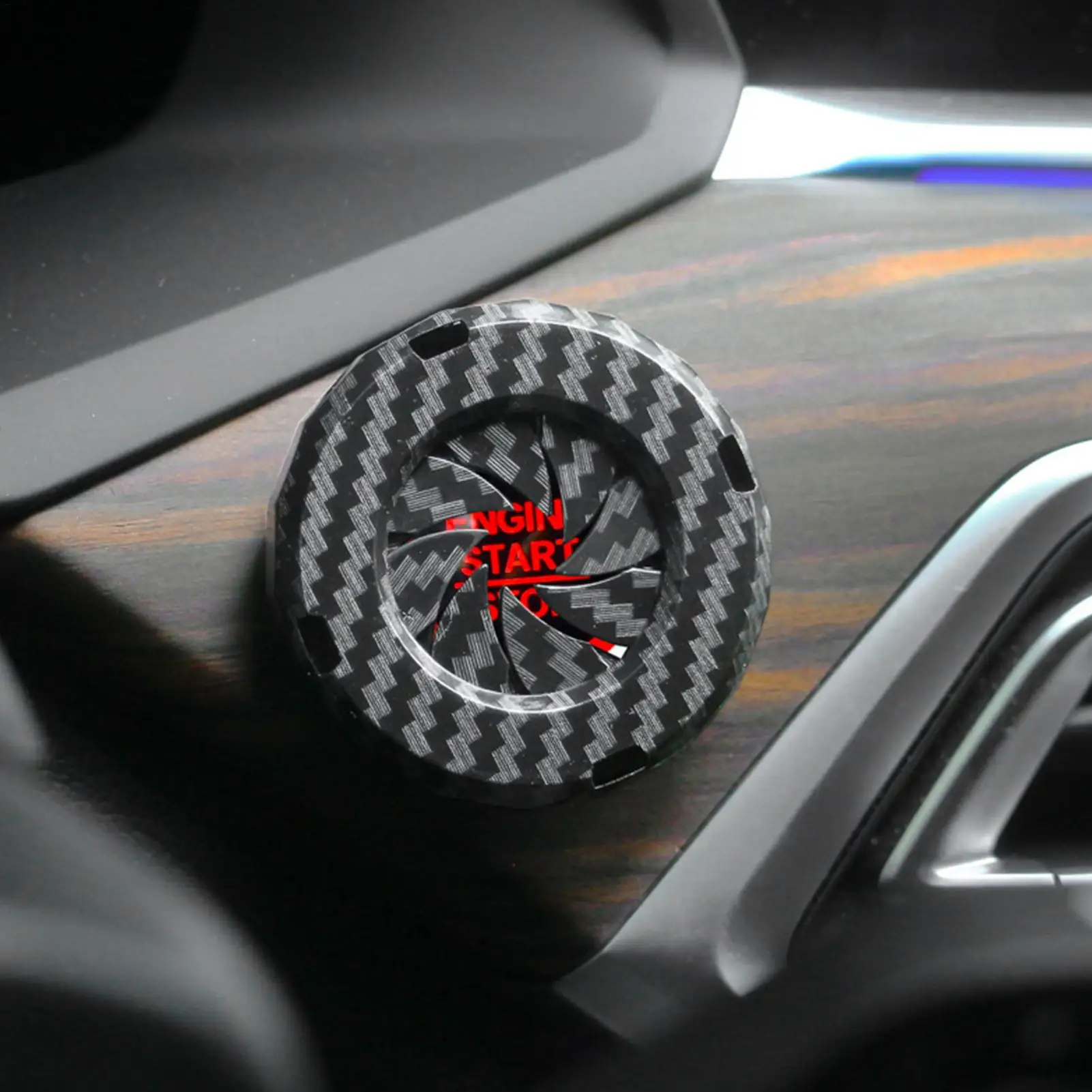 Universal Car Engine Start/Stop Button Decorative Protective Cover