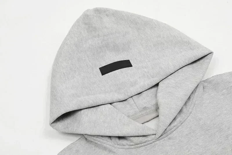 Designer Oversized Hoodie - Luxury Mens Flocked Logo Sweatshirt