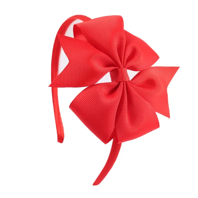 Oaoleer Hair Accessories 4'' Bow Hairband for Girls Handmade Solid Ribbon Headbands with Satin Hoops Kids' Daily Life Headwear 26