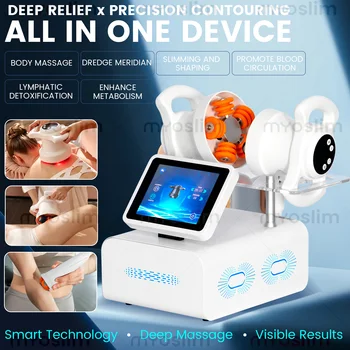 360° Rotation Body Contouring Roller Massager Red Light Skin Care Deep Tissue Massage Anti Cellulite Body Shaping Device