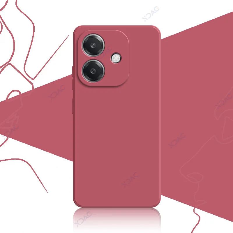 Luxury Dual Liner Protective Case - Full Shockproof Square Liquid Silicone Phone Cover