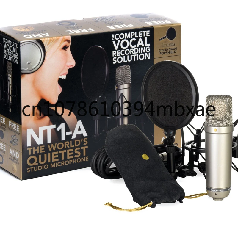 

NT1-A Professional Lavalier Microphone Large Diaphragm Vocal Capacitor for Home Live K-Song Recording Studio