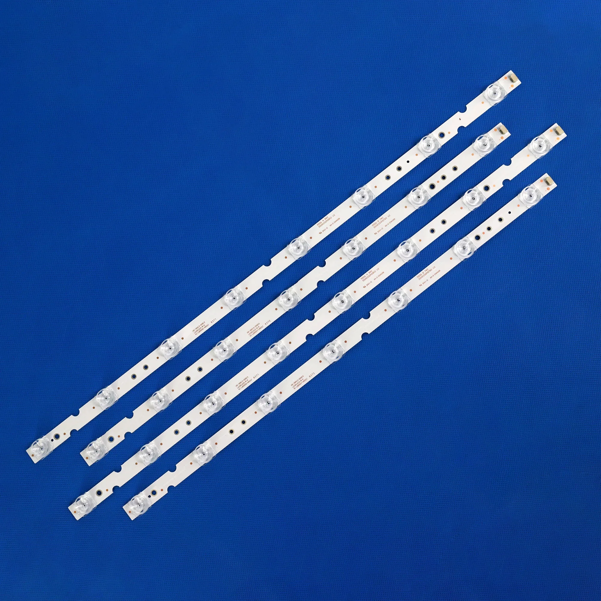4pcs LED Bar For TCL 55DP603 55DP600 55P65US 55U3800C 55P65 55D6 55L2 4C-LB5508-HR03J PF02J LB5507 55HR330M07B2 V2 55HR330M08A2