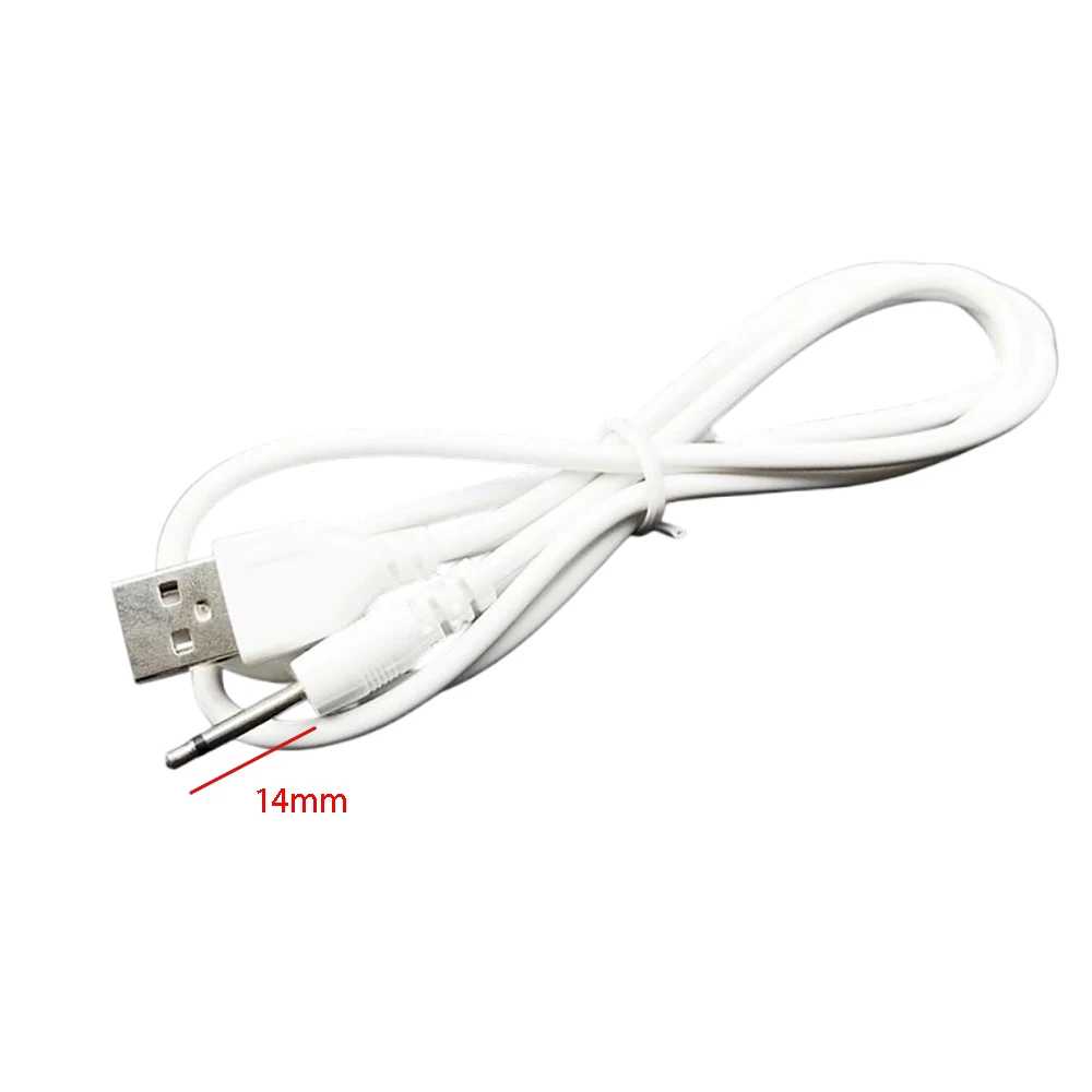 USB-DC 2.5mm 충전 케이블 USB-2.5 AUX 모노 라인 싱글 오디오 채널 코드 연장 전원 공급 와이어 14mm 15mm 16mm 17.4mm