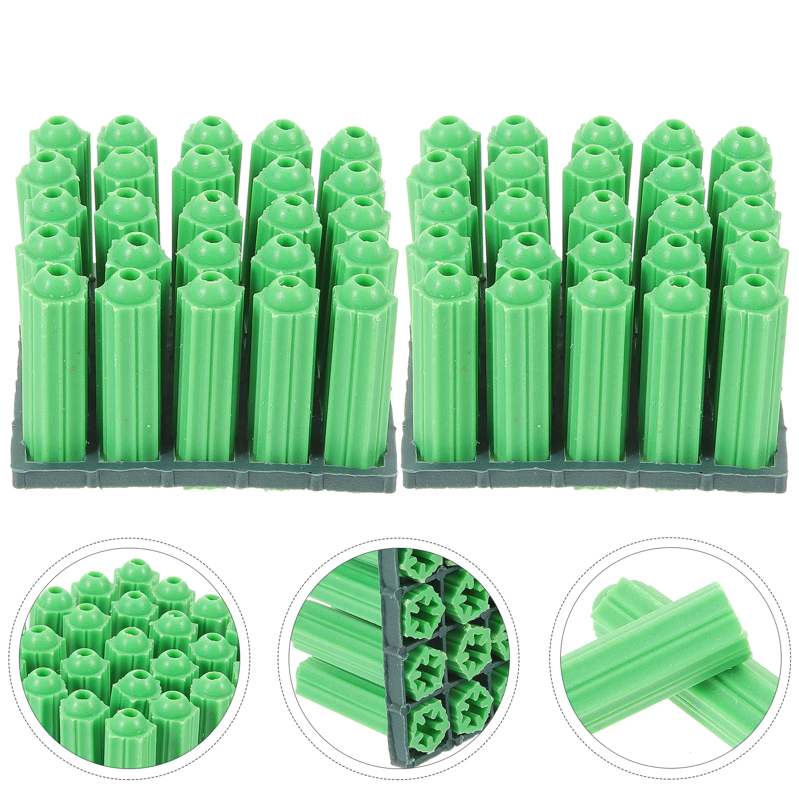 Colloidal Particles Plastic Expansion Tube Anchor Wall Anchors Self Drilling 100 Pcs