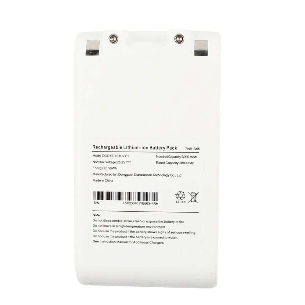 Original 25,2V 2500mAh Wiederaufladbarer Lithium-Ionen-Akku für Xiaomi Mijia Dreame G9 G10 T10 R10 Kabelloser Staubsauger – Detail 3