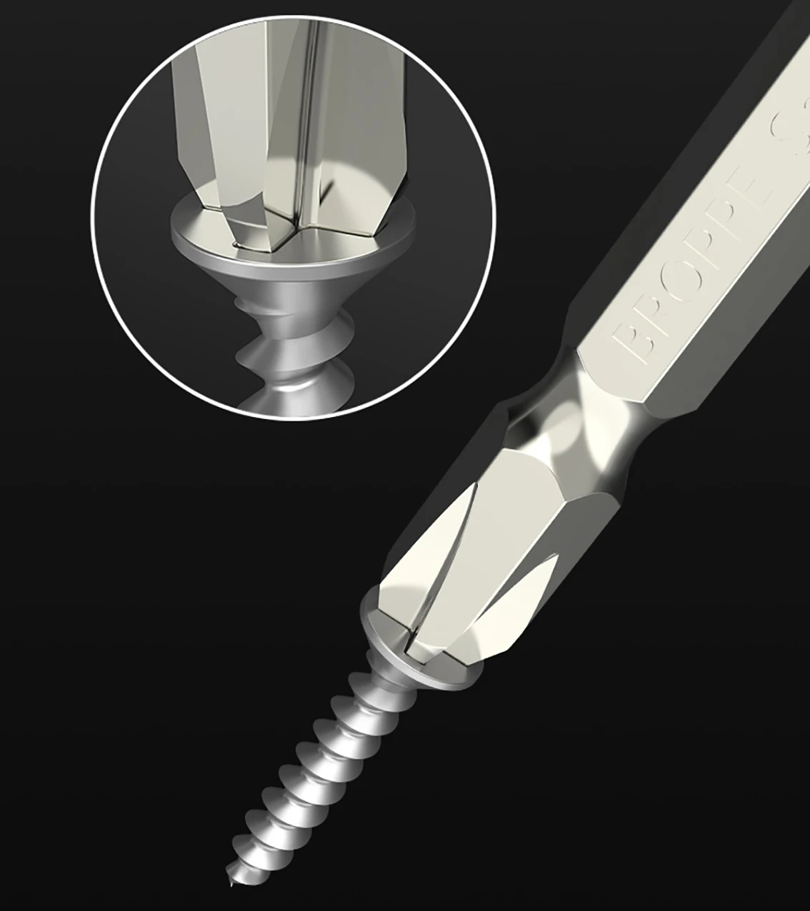 FOCMKEAS 3PCS 3/8" Drive PH3(#3) Phillips Bit Socket, Heat Treated S2 Steel Screwdriver Bits, CR-V Socket 1.9" Length - View #5