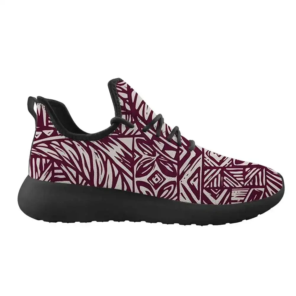 Tonga Art Style Teenage Girls Brand Design Casual Shoes Polynesian Tattoo Print Sneakers Comfortable Mesh Women's Footwear
