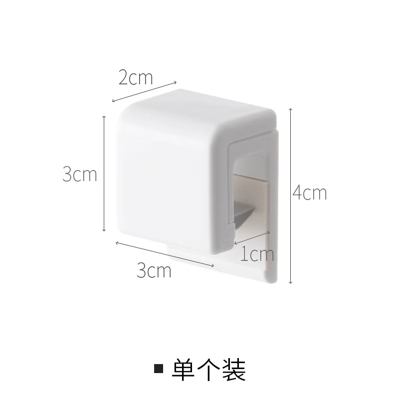1-100PCS Pieces Toothpaste Holder No Punch Facial Wash Holder Bathroom Wall Mounted Multifunctional Toothpaste Holder 6