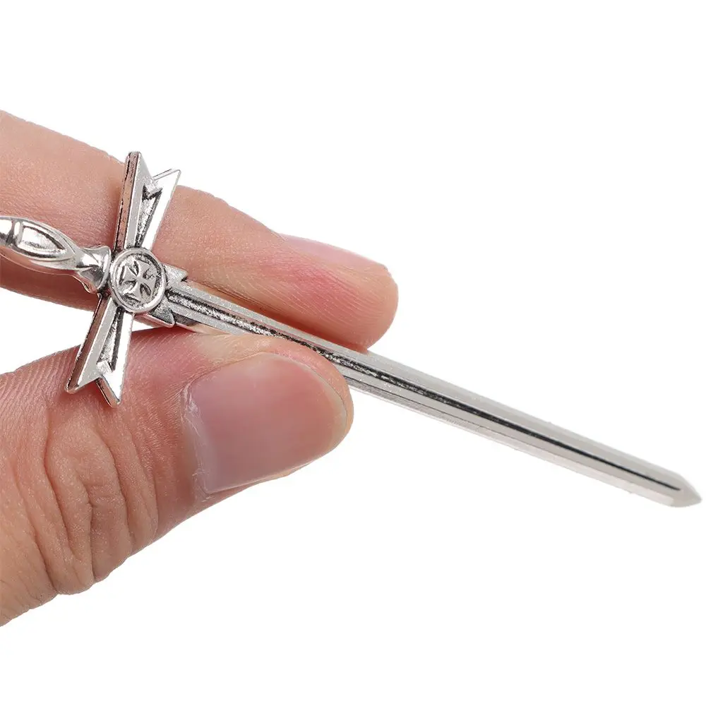 Metal Bookmark Bookmarks Stationery Supplies 6Pcs Accessory Craft Pendants Silver Swords Knife Bookmark Antique Swords Knife Bookmark Jewelry Making Charms