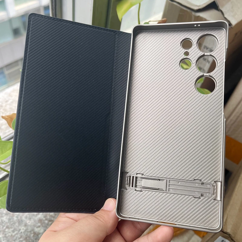 For Samsung Galaxy S25 Ultra Case GKK Shockproof Full Coverage Flip PU Leather Protective Phone Cover with Card Slot