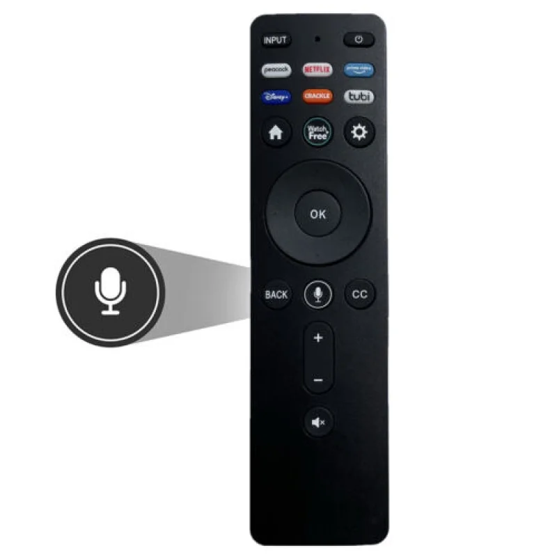 

New Voice Remote Control for Vizio M7 Series 4K QLED HDR Smart TV M70Q7-J03 M75Q7-J03