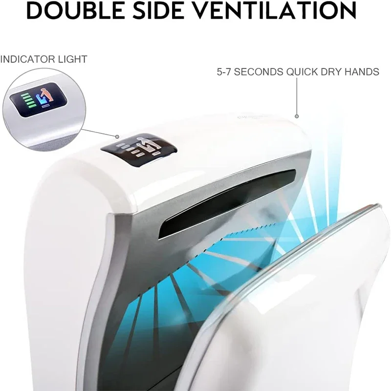 1000W Hand Dryer Portable Electric Body Dryer Bathroom Body Blow Dryer Hair  Dryer Negative Ion Skin Dryer