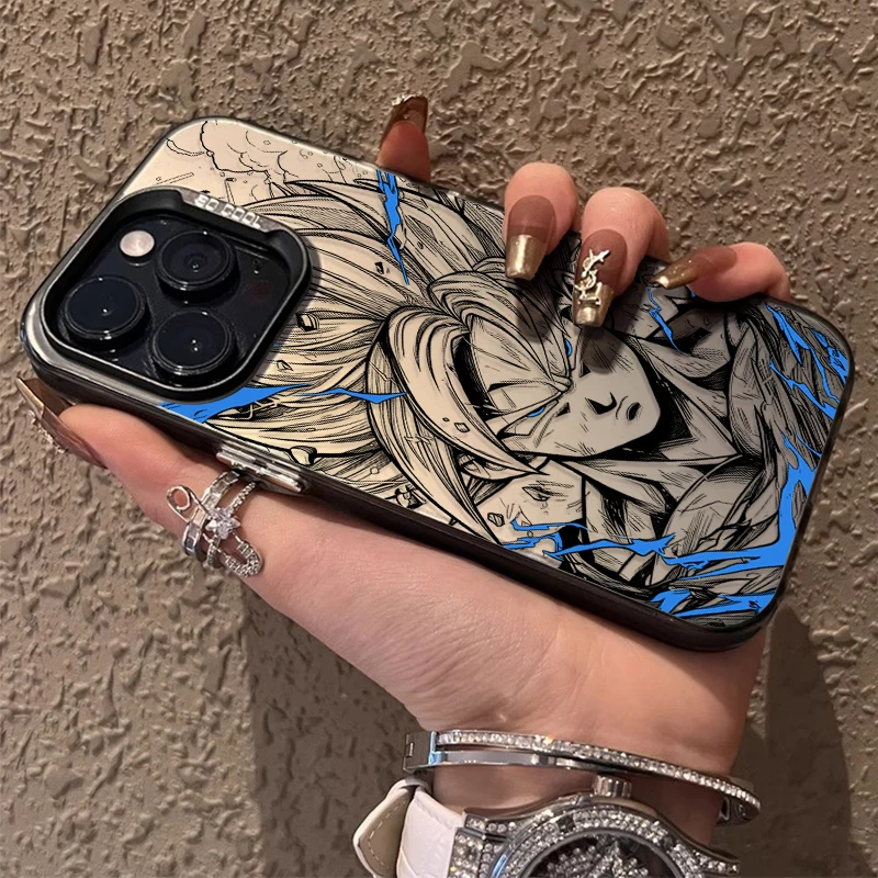 Minimalist Goku Vegeta Phone Case