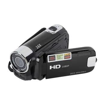Videocamera Portatile con Schermo TFT Rotante da 2,7 Pollici, Videocamera DV 1080P 16MP, Zoom Digitale 16X, Cavo USB Incluso