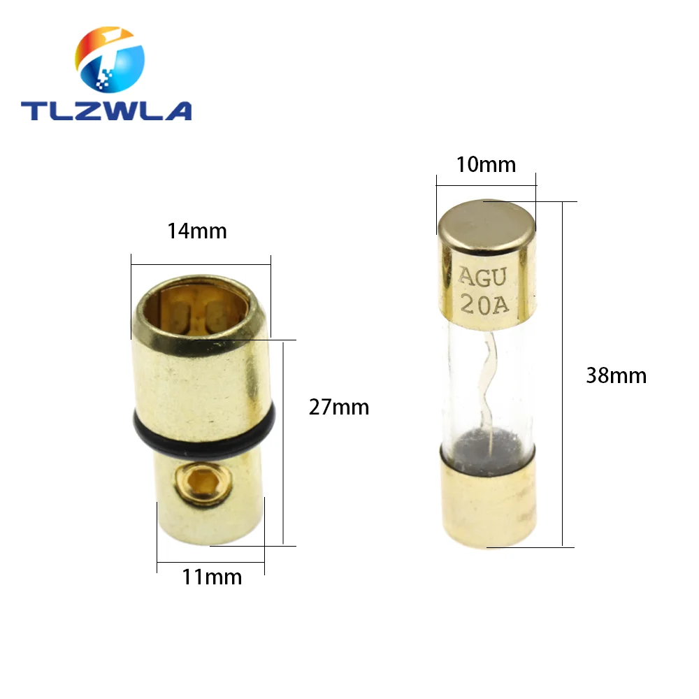 1Set 30A 40A 50A 60A 70A 80A 100A AGU 10*38MM Fuse & Holder Car Audio Refit Fuse Holder Car Stereo Audio Circuit Breaker Inline car fuse kit,car fuse holder,fuse holder,circuit breaker,car fuses