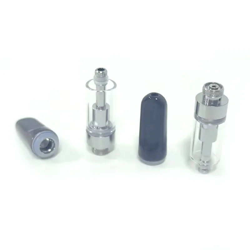 10-50pcs CC-ELL 510 Vape Cartridges 0.5/0.8/1.0ml Glass Tank Ceramic Coil Cartridge Black Drip Tip Atomizer Electronic Cigarette - 4