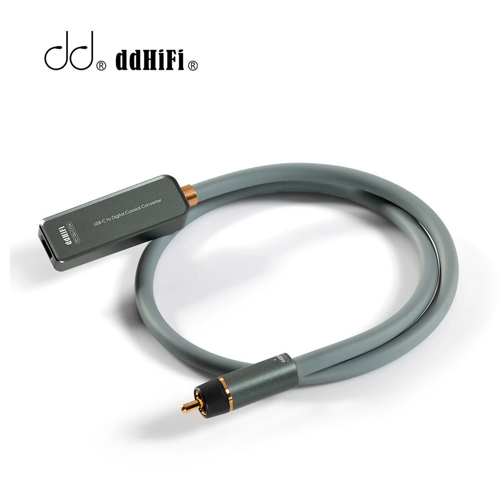 

ddHiFi TC100-COA USB-C Female to Digital RCA Coaxial Converter Audio Cable
