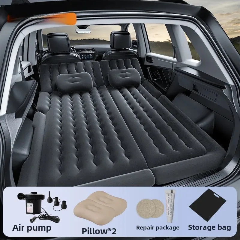 SUV Car Inflatable Bed Trunk Leveling Pad Mattress Sleeping Pad Car Converted Bed Foldable Travel Camping