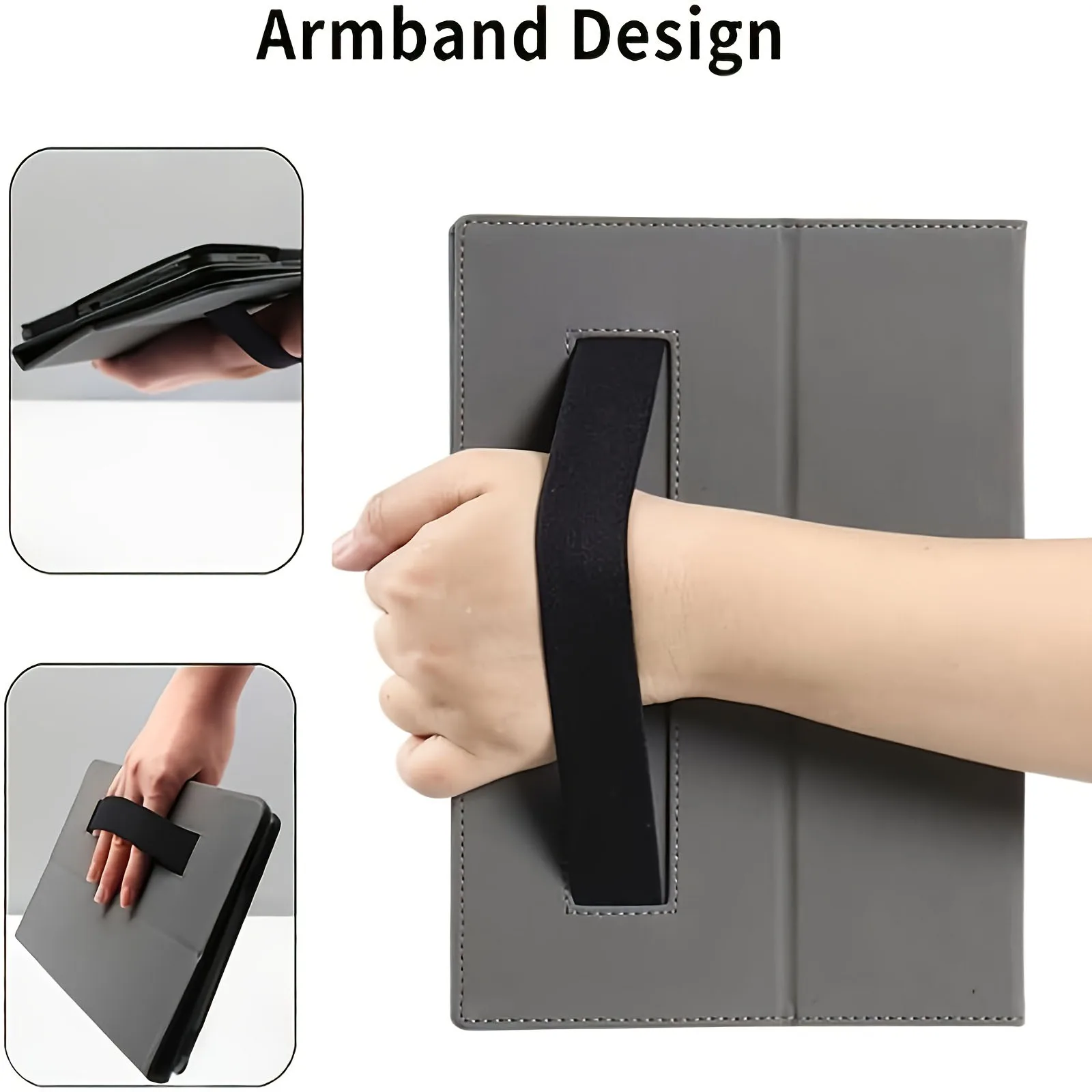 Premium Shockproof Tablet Case with Kickstand in PU Leather