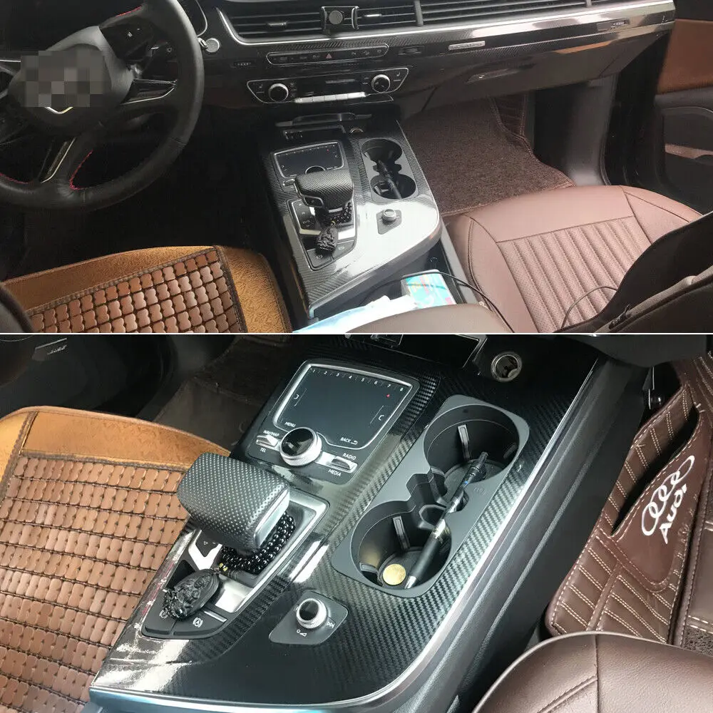 アウディQ72016-2019ステッカーフィントリムストリップ2pセット Car Door Sticker Trims Graphic Exterior Decals Sport Tuning