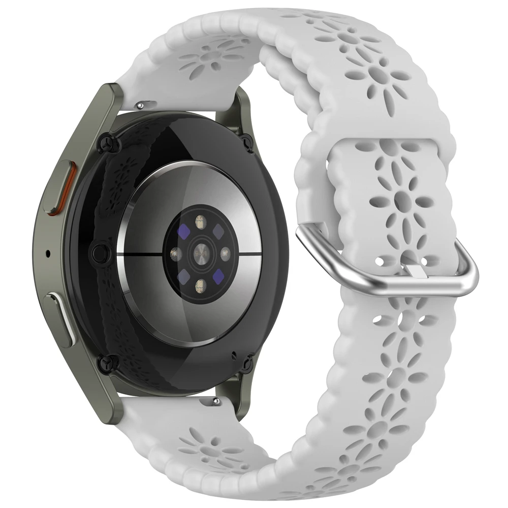 Premium 22mm Silicone Sport Watch Strap - Enhanced Comfort & Durability