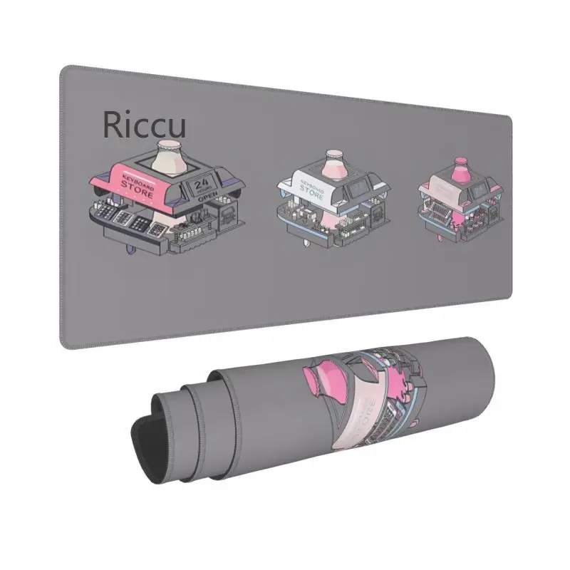 Blue Sushi Desk Mat - Non-Slip Rubber Mouse Pad and Gaming Accessory
