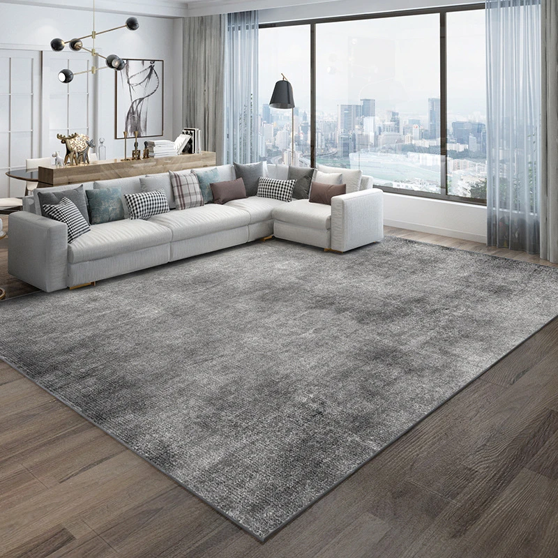 

Modern Minimalist Carpet Living Room Large Area Carpets Solid Color Bedroom Decoration Rug Home Lounge Non-slip Plush Floor Mat