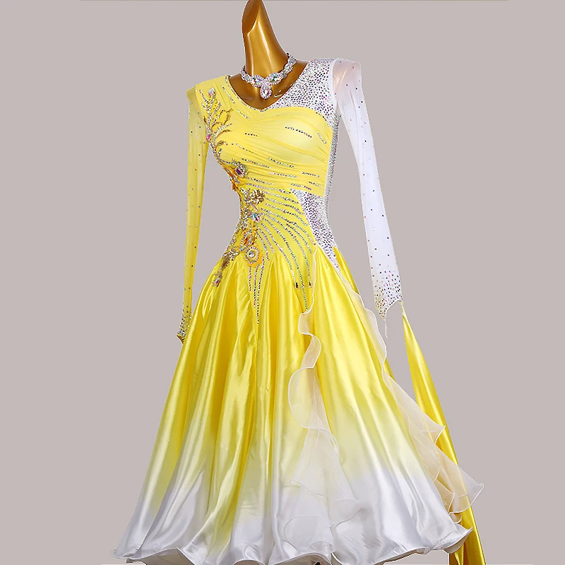 Ballroom Dance Competition Dresses Dance Costumes Waltz Dress For Dancing Clothes Wear Dress Rumba Standard Ballroom