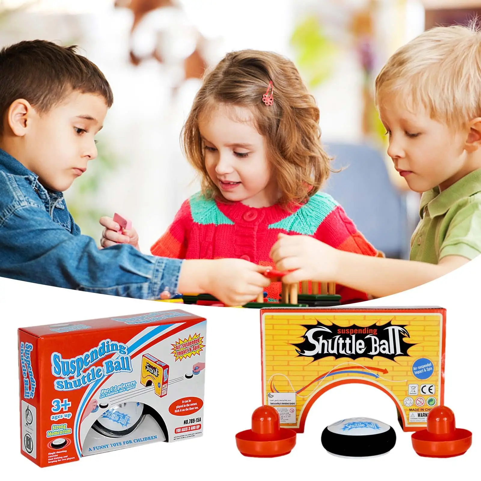 Tabletop Air Hockey Game - Fun and Engaging Family Activity