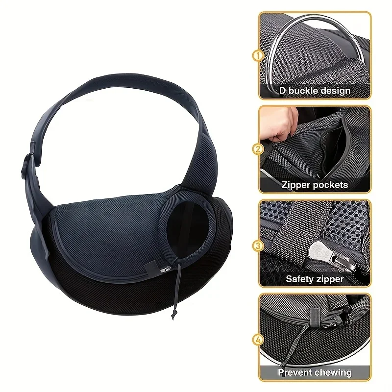 Breathable Pet Sling Carrier 3