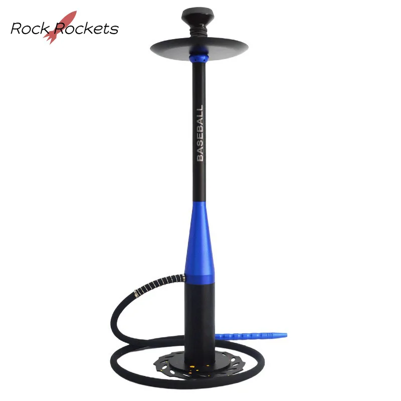 R & R 아랍 야구 스타일 물 담뱃대 파이프 흡연 잔디 세트, 대형 80cm 알루미늄 치차 나굴길레 컴플리토 시샤 액세서리