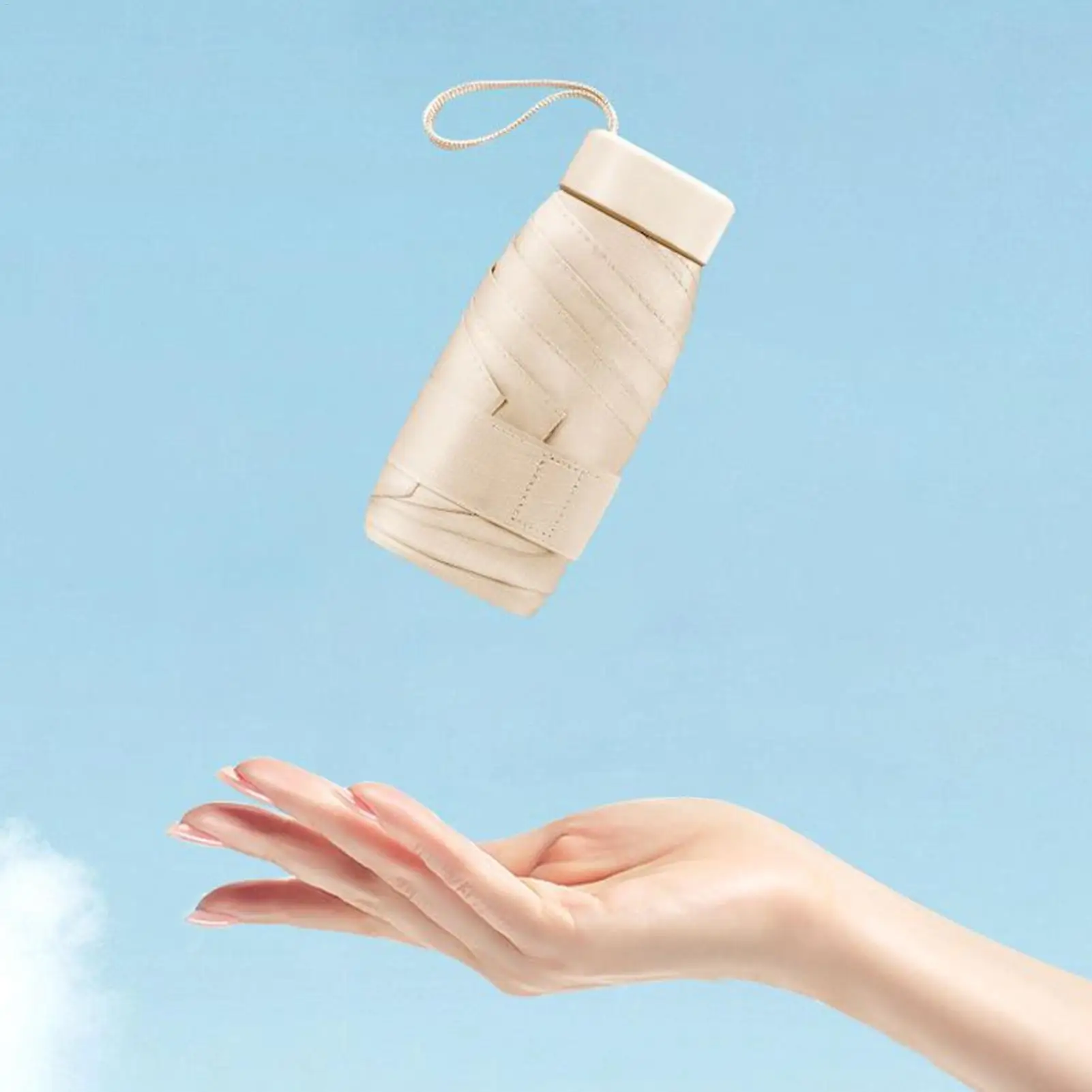 Pocket Umbrella UV Protection Umbrella Small Parasol For Daily Commuting Sports Outdoors Beach Picnic Vacation Camping