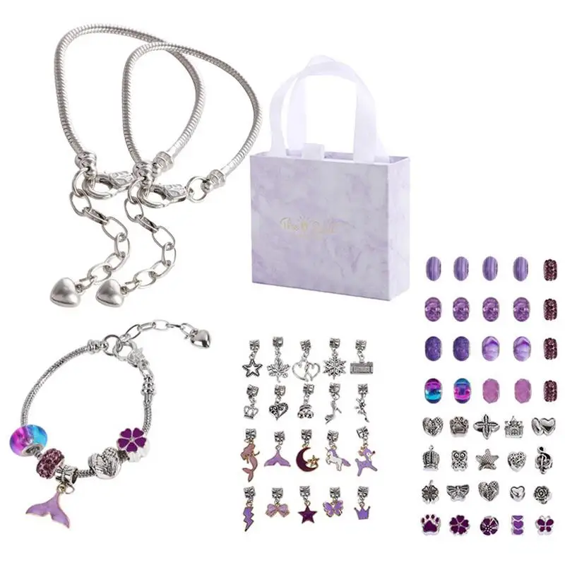 

Bracelet Beads Kit Friendship Bracelet Kit 60 PCS Clay Beads With Kit For Jewelry Making Jewelry Making Kits